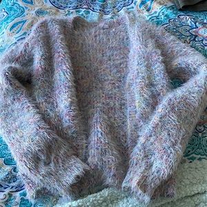 Super soft furry cashmere like cardigan